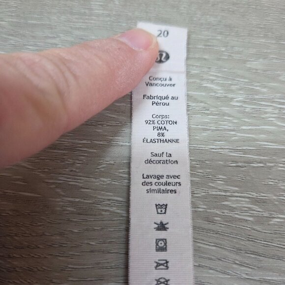 Lululemon Purple Back In Action Boat Neck Short Sleeve Top Womens Size 20 - Picture 9 of 16